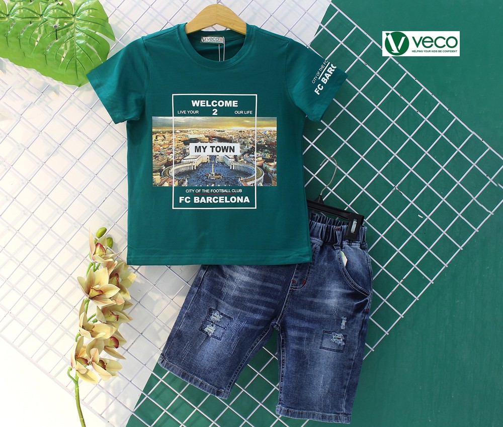 Xưởng may quần áo trẻ em xuất khẩu giá sỉ VECO